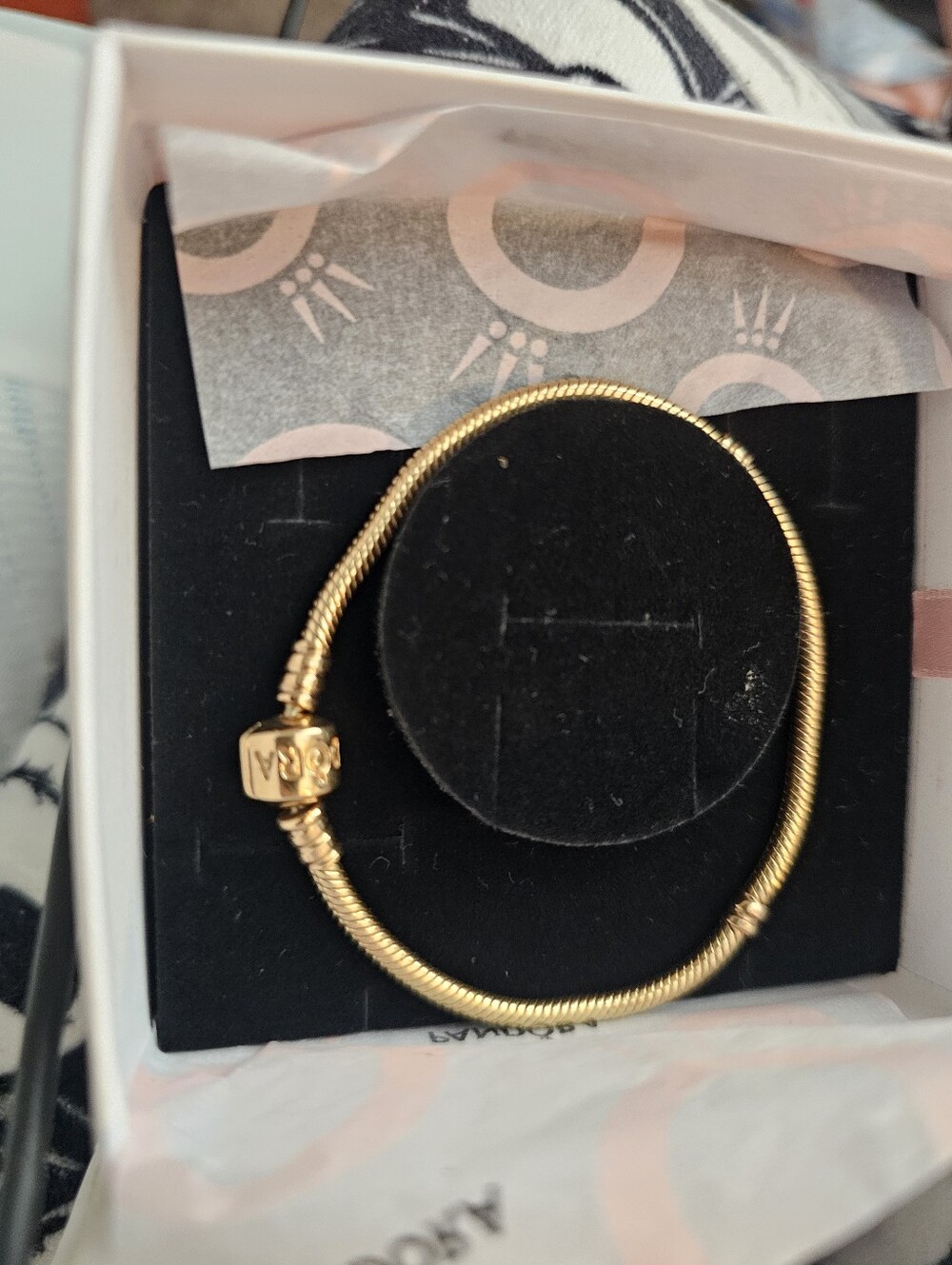 Pandora- Gold Snake Chain Bracelet